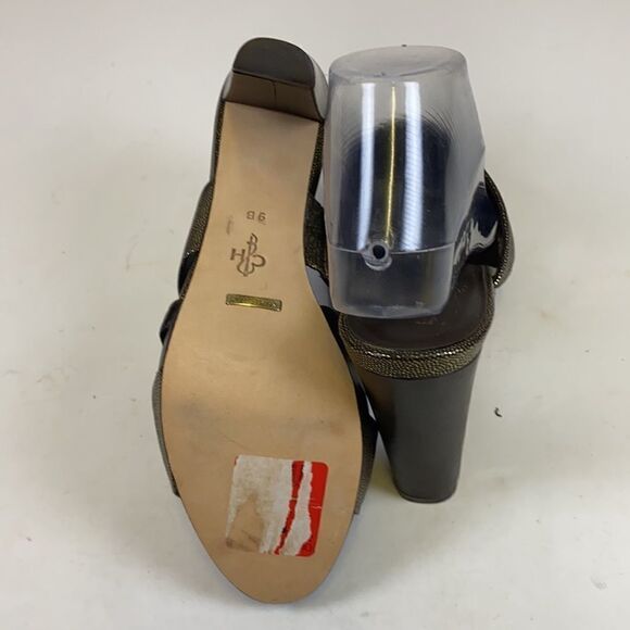 Cole Haan Leather Slide Sandal Heels size 9B A1 - Picture 8 of 11